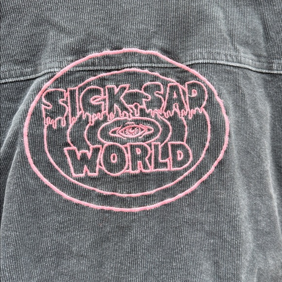 Lazy Oaf X Daria sick side world Green Jacket - Picture 10 of 10